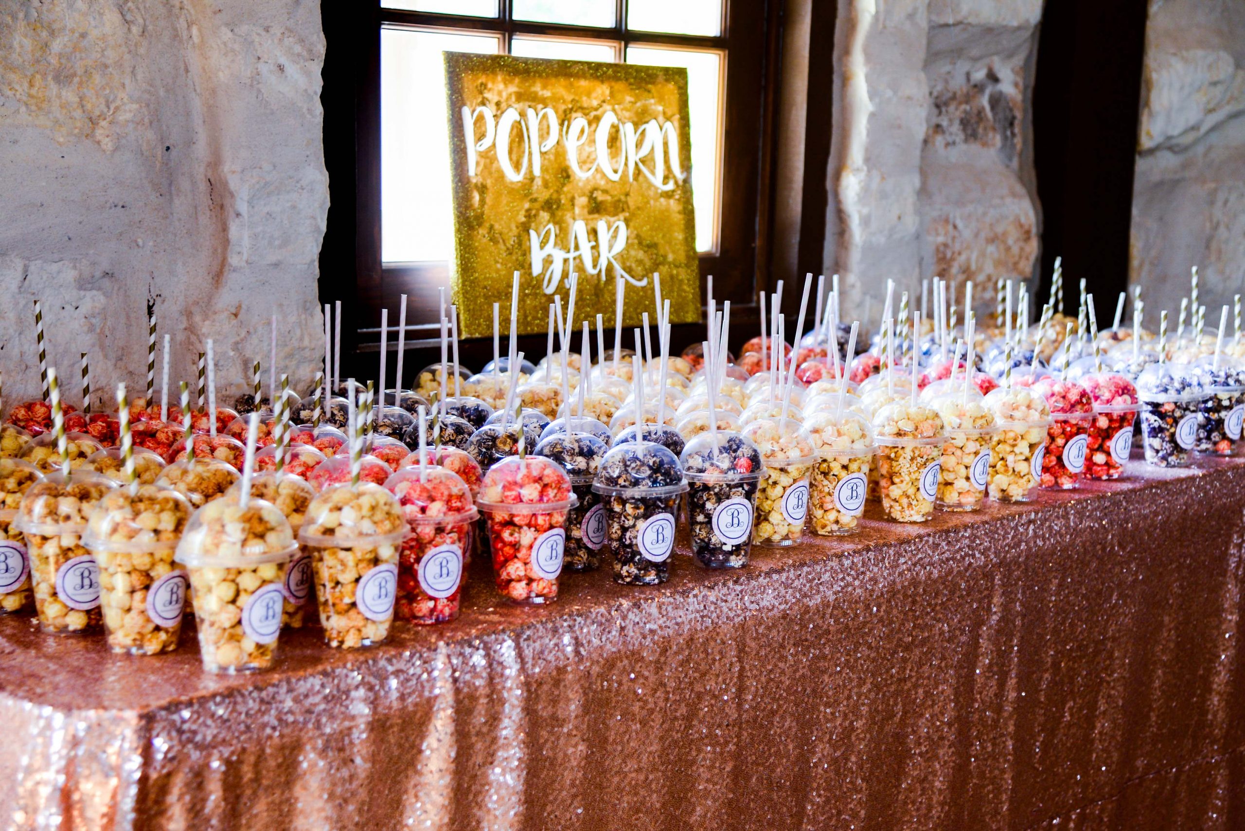 Wedding Popcorn Bar Ideas - byDesign Photo + Film, image size:2560x1709